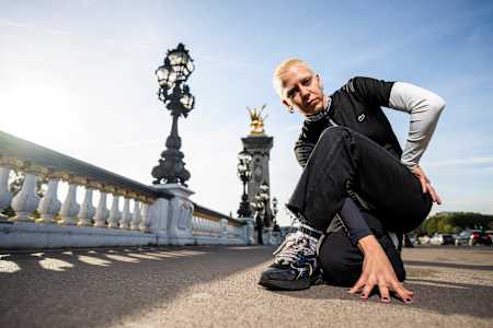 B-girl Maia from Brazil poses for a portrait during to the Red Bull BC One World Final at Alexander III Bridge in Paris, France on October 17th, 2023.