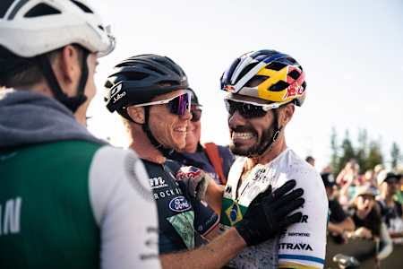 Henrique Avancini beim UCI XCO World Cup in Snowshoe, USA, am 1. Oktober 2023.
