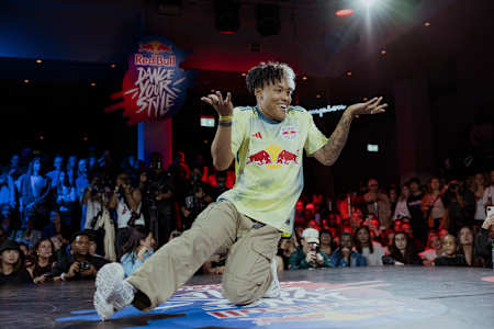 The Crown from the USA competes at pre final 2 prior to the Red Bull Dance Your Style World Final at Union Hall in Frankfurt, Germany on November 2nd, 2023.