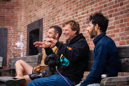 Matty Lopez, Pee Wee and Lewis Samuels in San Francisco. 