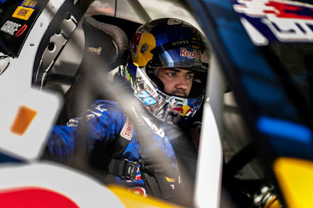 Conor Shanahan of Ireland during the fourth round of the Drift Masters European Championship in Riga, Latvia on July 30, 2022.
