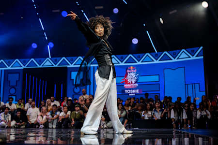 Yoshie competes at Red Bull Dance Your Style World Final 2022