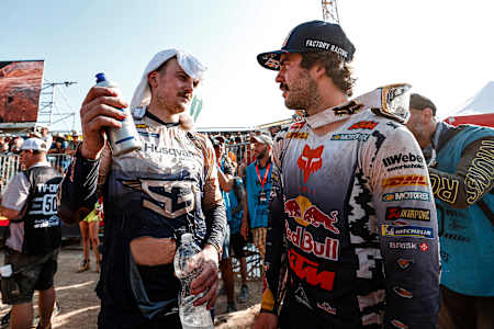 Rivales y amigos: Billy Bolt y Mani Lettenbichler