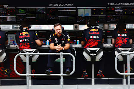 Christian Horner, Director del equipo y CEO, del Oracle Red Bull Racing.
