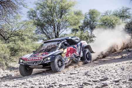 Carlos Sainz during stage 13 of Rally Dakar 2018 from San Juan to Cordoba, Argentina on January 19, 2018. 