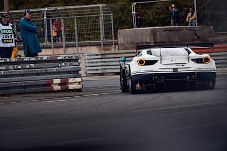 Bild zeigt Ayhancan Guven am Norisring während der DTM, 2022.