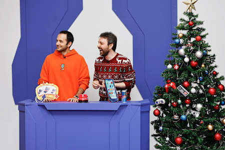 Teilnehmer bei der Red Bull Good Game Show New Year Edition in Istanbul im Dezember 2023.