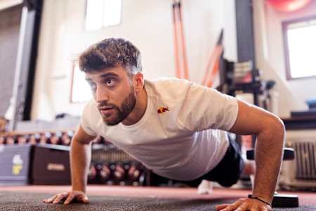 Dario Moonryde Ferracci trains during his visit to the APC in Thalgau, Austria on May 31, 2023