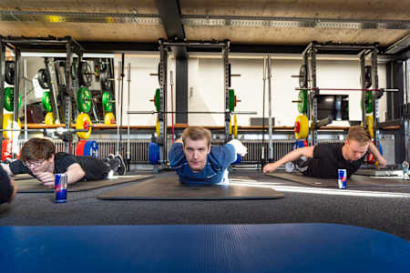 G2 League team seen during training in Thalgau, Austria, on January 8, 2020. 
