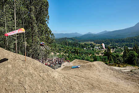 Remy Morton competes during the Red Bull Hardline