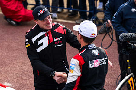 Jari-Matti Latvala is seen during the World Rally Championship Japan in Toyota, Japan on November 19, 2023.