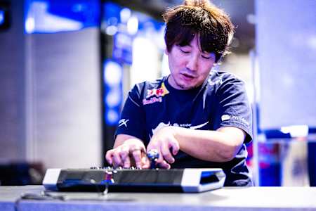 Daigo Umehara tests Street Fighter 6 for Red Bull Levels: Street Fighter 6 - Capcom at the Red Bull Gaming Sphere in Tokyo, Japan on January 25, 2023.