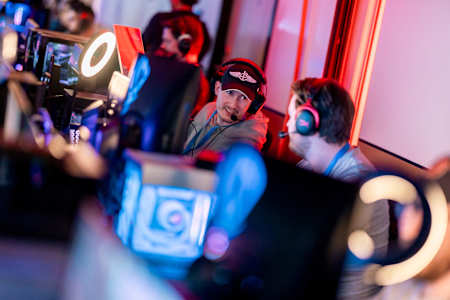 Participant seen during Red Bull Gibaway in Gothenburg, Sweden on February 16, 2024. 