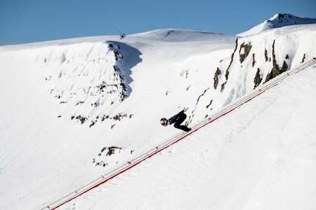 Ryoyu Kobayashi of Japan seen in Akureyri, Iceland on April, 24, 2024.
