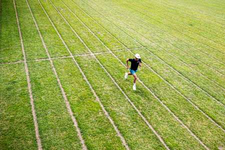 Hayden Wilde trains at his hometown in Whakatane, NZ on December 19, 2023.
