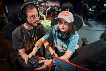 Sabaku and Kurolily at Red Bull Levels presents Elden Ring 2024 in Berlin.