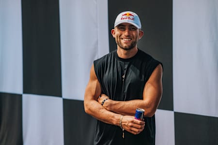 Jake Dearden posiert für ein Porträt bei der Hyrox-Weltmeisterschaft in Nizza, Frankreich, am 9. Juni 2024.