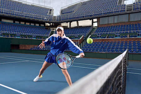 La joueuse de tennis Marketa Vondrousova s'entraîne à Prague, en République tchèque, le 10 avril 2024.