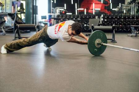 Victor Montalvo during a photoshoot for The Red Bulletin Magazine April issue on April 11, 2024. 