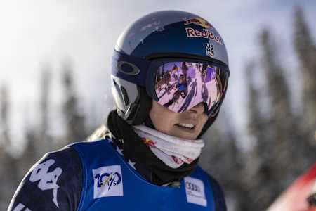 Lindsey Vonn in den Farben des US-Ski-Teams beim FIS-Weltcup in Beaver Creek 2024.