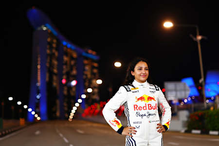 Hamda Al Qubaisi przed rundą F1 Academy w Singapurze