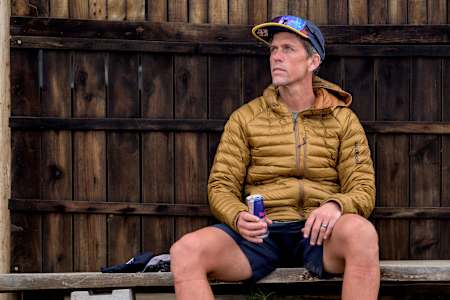 Ryan Sandes  is seen during a recce in the Cape Fold Mountains in South Africa on May 7, 2024.