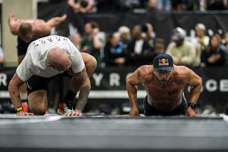 Alexander Roncevic competes in Men’s Elite 15 at the Hyrox World Championship in Chicago, USA on June 12, 2025.