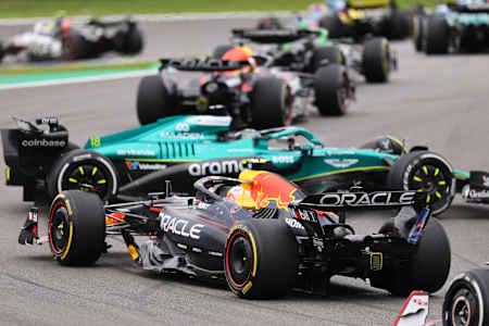 Contact entre Lance Stroll et Yuki Tsunoda