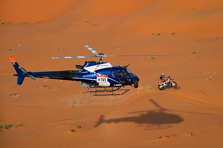 Kevin Benavides z Red Bull KTM Factory Racing Team na trasie Rajdu Dakar