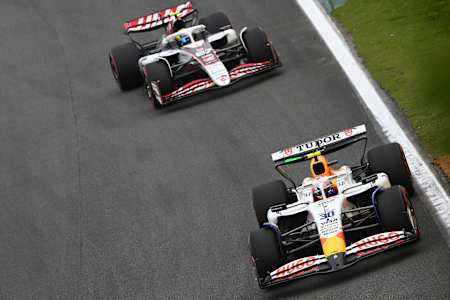 Liam Lawson et Oliver Bearman au Grand Prix de F1 du Brésil, 2025.