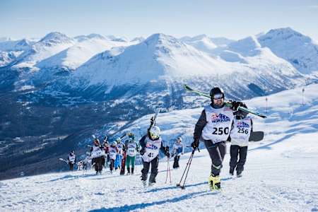 Participant seen during Homerun, Strandafjellet, Norway on March 22, 2025.