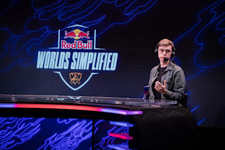 Marc Lamont presents the Red Bull Worlds Simplified stream in London, United Kingdom on October 31, 2020.