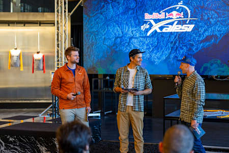 Renndirektor Ferdinand Vogel und Red Bull X-Alps Mitbegründer Ulrich Grill