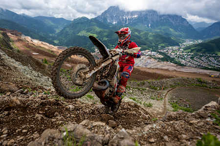 Matthew Green seen during the Red Bull Erzbergrodeo at the Erzberg in Eisenerz, Austria on June 11, 2023. 