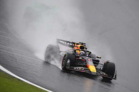 Max Verstappen of the Netherlands driving the (1) Oracle Red Bull Racing RB20 on track during the F1 Grand Prix of Brazil at Autodromo Jose Carlos Pace on November 03, 2024 