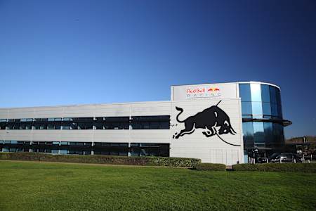 A general view of the Red Bull Racing Factory on January 22, 2021 in Milton Keynes, England.