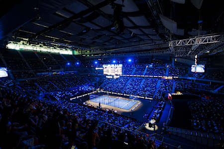 Stadium overview of the Comunidad de Madrid Premier Padel P1 2025 in Madrid, Spain on September 6, 2025. 