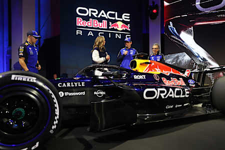Max Verstappen beim Red Bull Racing Season Launch 2026