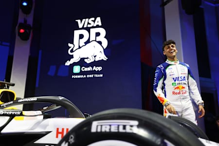 Arvid Lindblad beim Visa CashApp Racing Bulls Season Launch