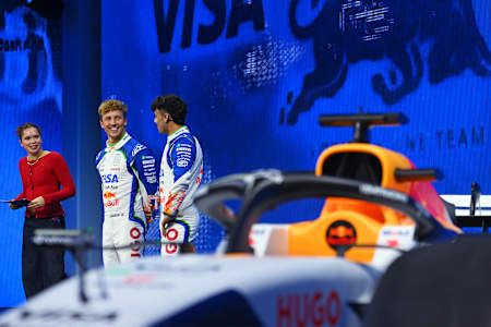 Liam Lawson beim Visa CashApp Racing Bulls Season Launch