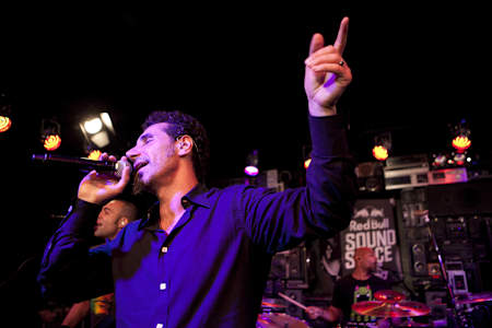 Serj Tankian podczas wydarzenia Red Bull Sound Space w Los Angeles