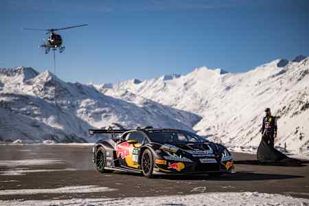 Nicki Thiim bei der Vorstellung des DTM Team ABT Sportsline in Hochgurgl