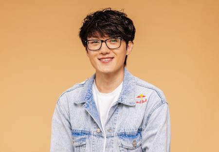 iiTzTimmy poses for a portrait at Red Bull Headquarters in Santa Monica, California, on December 13, 2024