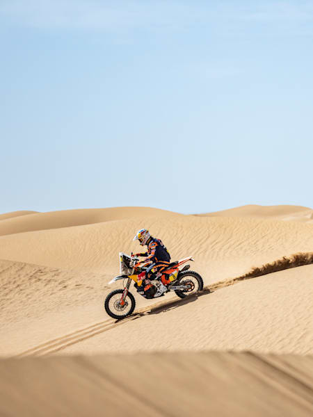 Toby Price en la Etapa 1 del Rally Du Maroc 2023 en Agadir, Marruecos, el 14 de octubre de 2023.