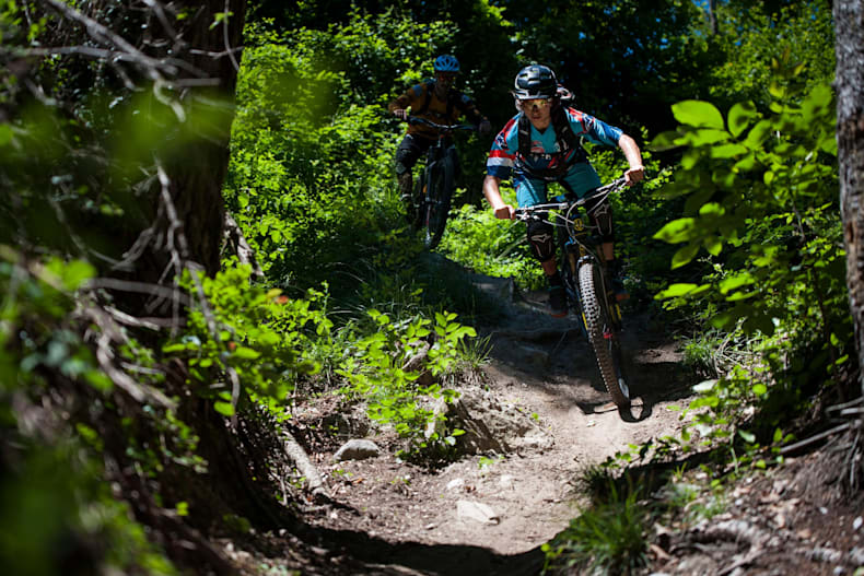 beginner downhill mountain bike trails