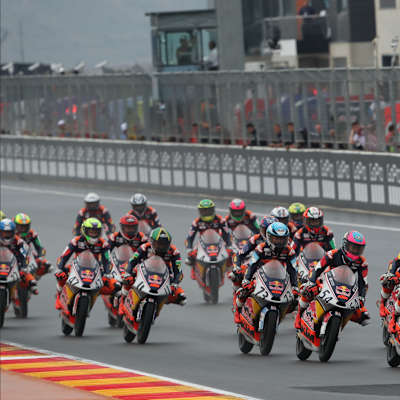 Start of Race 2 in Aragon 2024