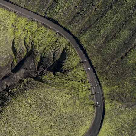 Danny and expedition guide Nick Carter had 24hrs to navigate a new route