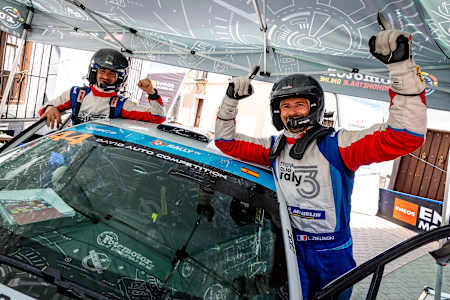 Zielinski and co-driver Leenhardt celebrate debut ERC3 glory