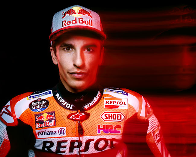 marc marquez red bull hat