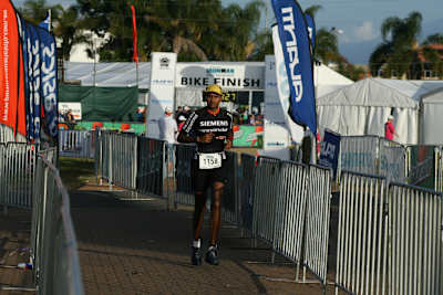 Deepak at the 2008 Ironman in Australia